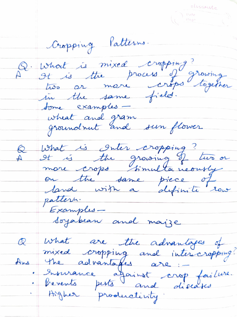 Crop Production Methods Explained | PDF