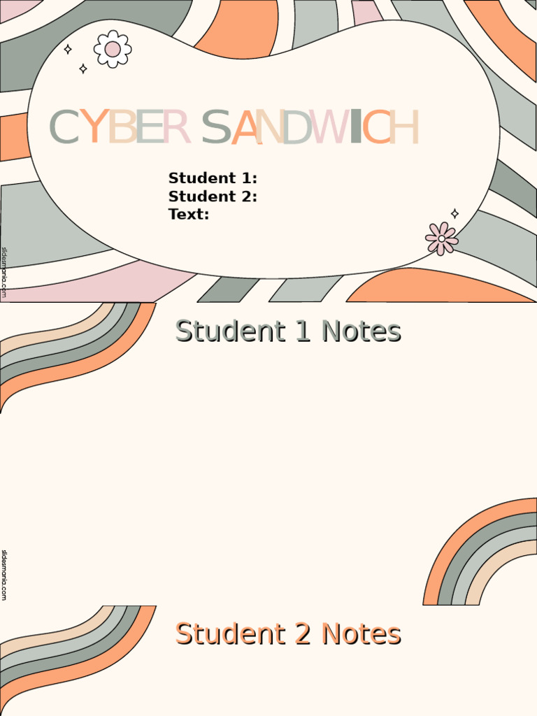 Cyber Sandwich Collaboration Notes | PDF