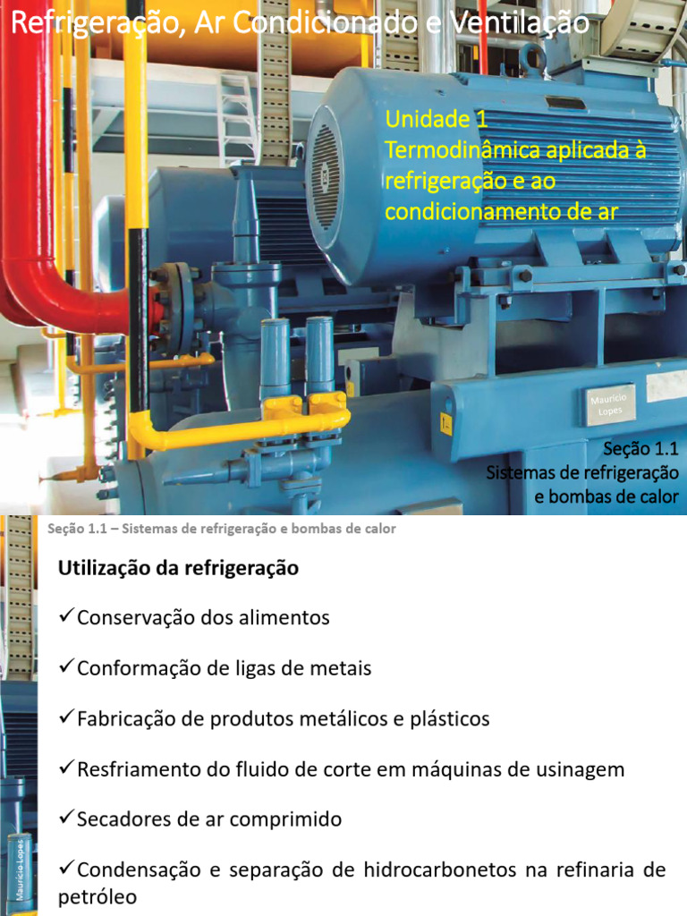 Sistemas de Refrigeração e Bombas de Calor | PDF | Refrigeração | Bomba ...
