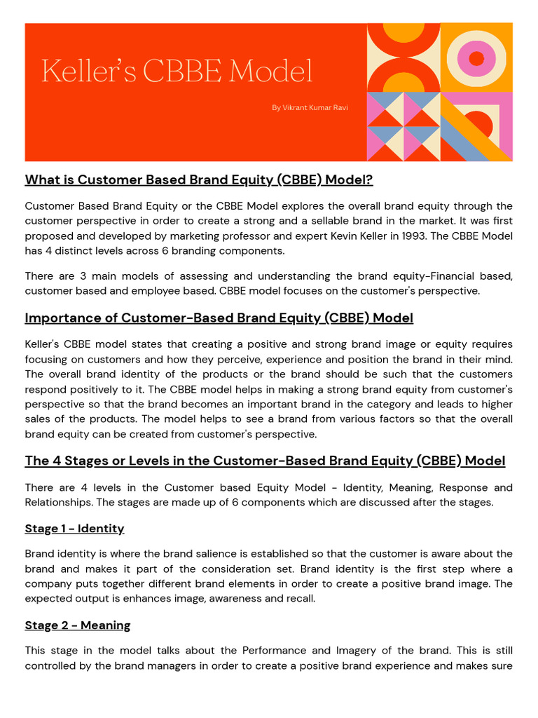 What Is Customer Based Brand Equity (CBBE) Model | PDF | Brand | Apple Inc.