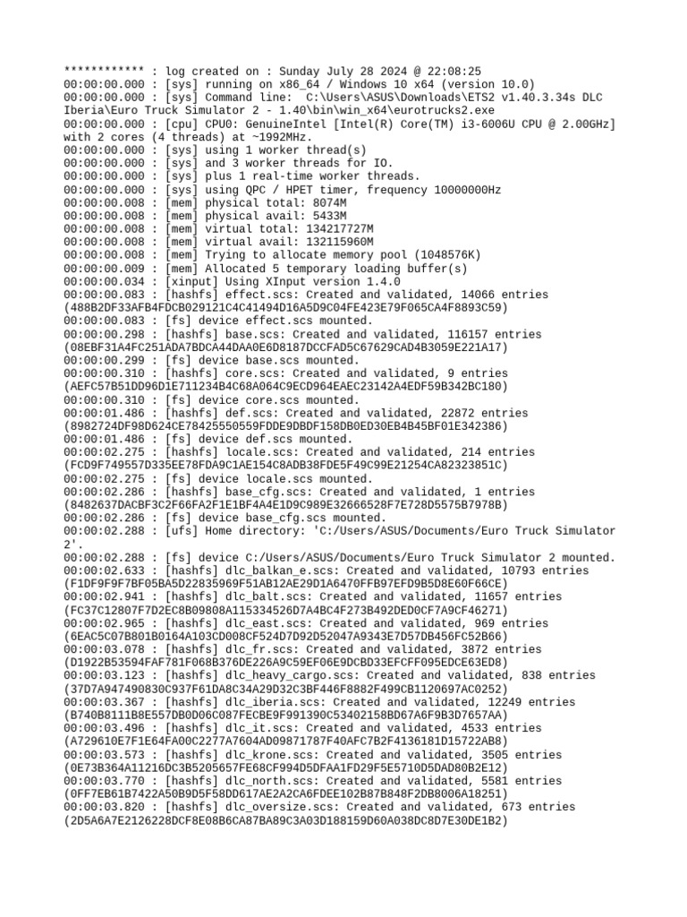 Game Log | PDF | Thread (Computing) | Computing