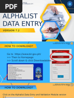 Tax Advisory - Alphalist Data Entry and Validation Module Version 7.2 ...