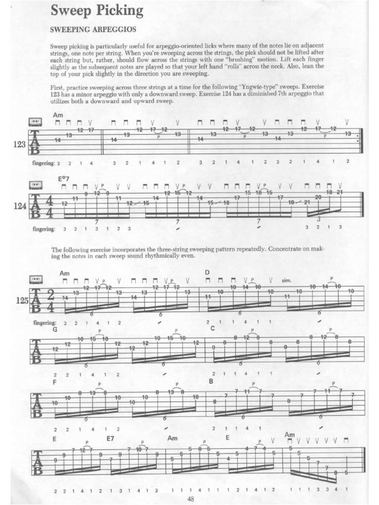 Sweep Picking | PDF