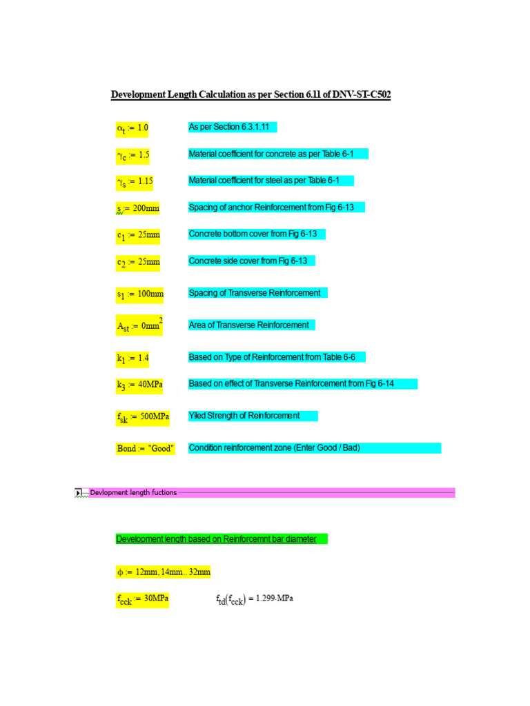 Develoment Length | PDF