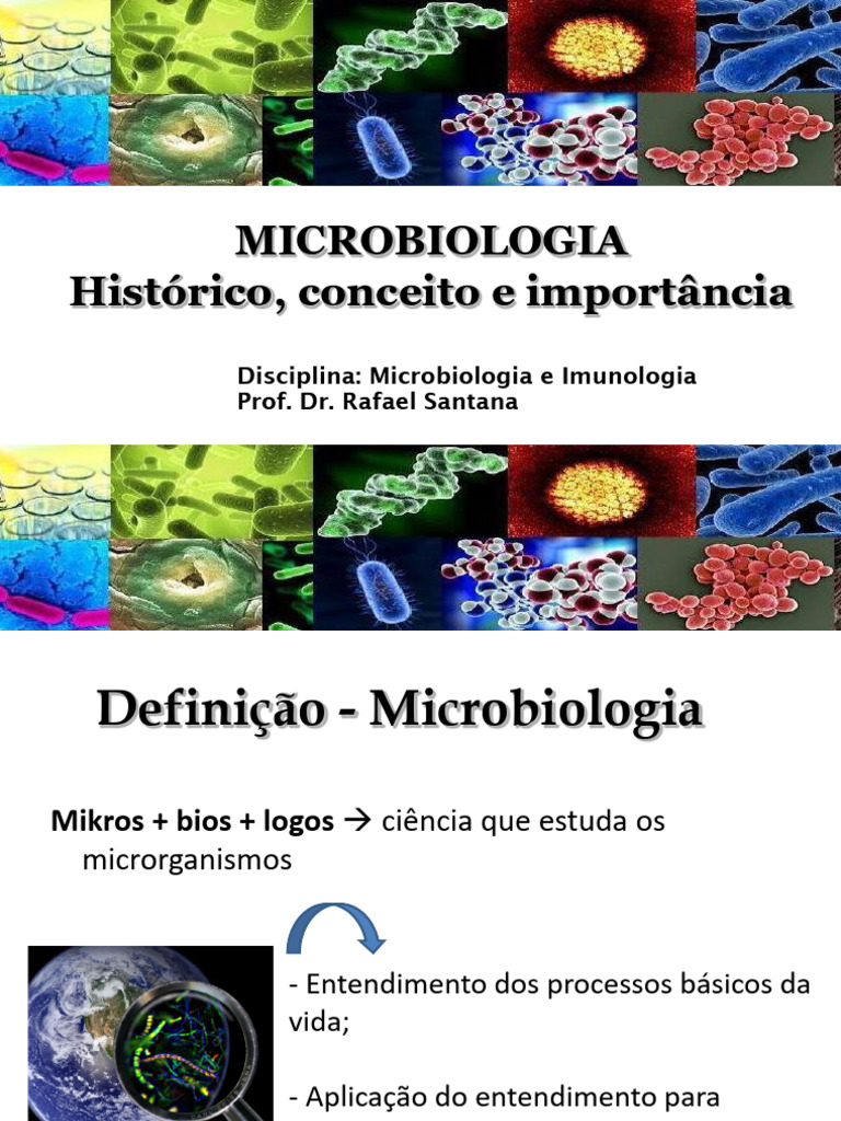 Importância da Microbiologia na Saúde | PDF | Microrganismo | Microbiologia