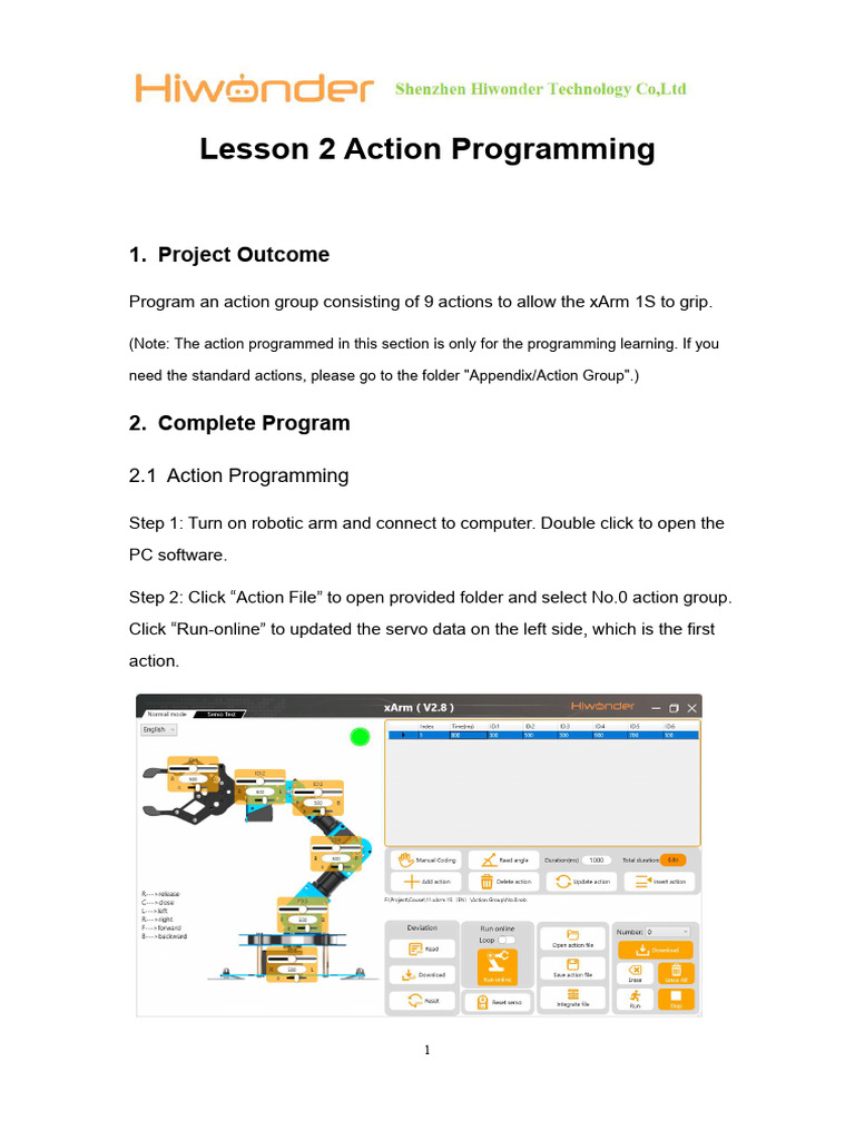 Lesson 2 Action Programming | PDF | Computer Engineering | Software