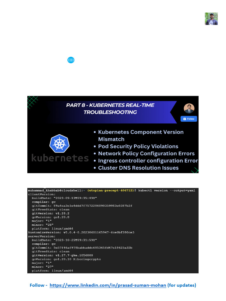 Kubernetes Real-Time Troubleshooting Guide | PDF | Domain Name System ...
