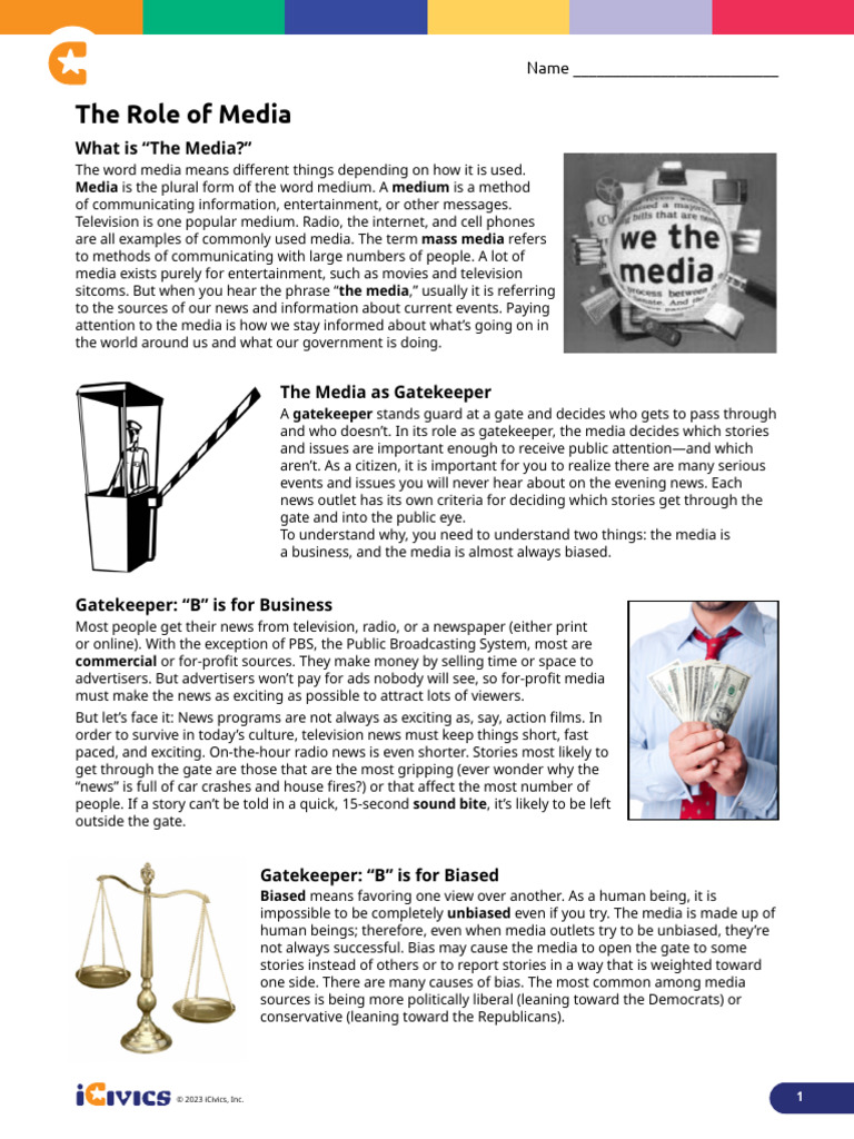 Understanding Media's Role and Influence | PDF | Mass Media | News