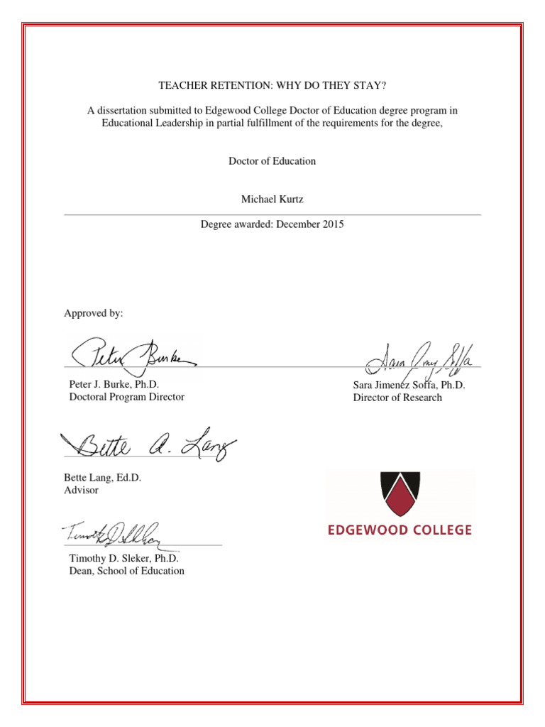 Teacher Retention Insights and Factors | PDF | Employee Retention ...