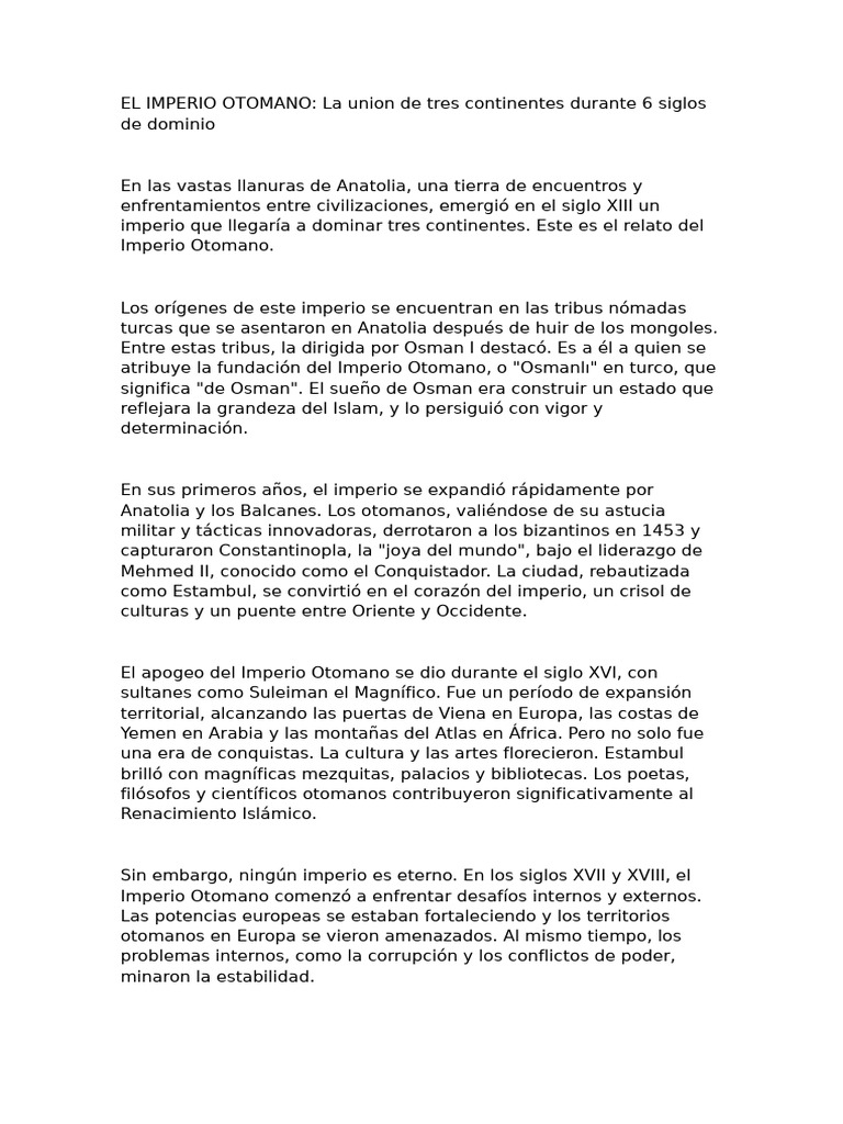 Otomano | PDF | imperio Otomano | imperio Bizantino