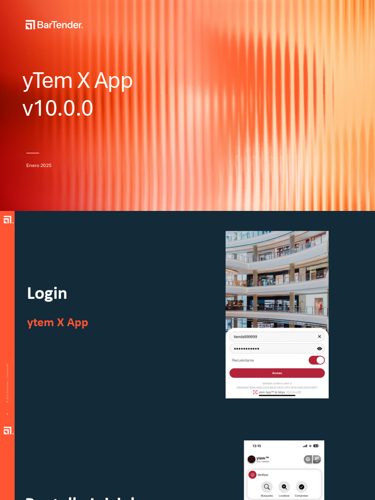 Guía de Uso de la App Ytem X | PDF | Identificación de frecuencia de ...