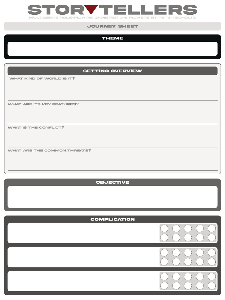 Storytellers Journey Sheet | PDF