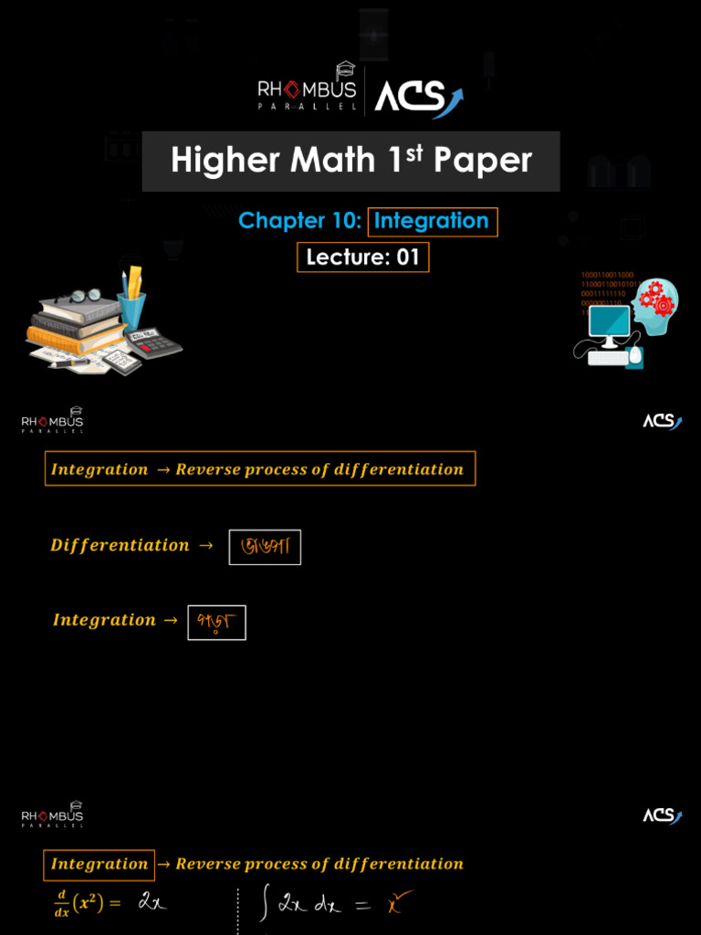 Integration Lec 1 Pdf