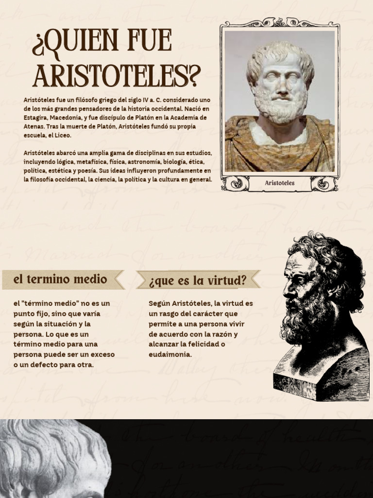 Aristóteles: Virtud y Término Medio | PDF | Aristóteles | Virtud