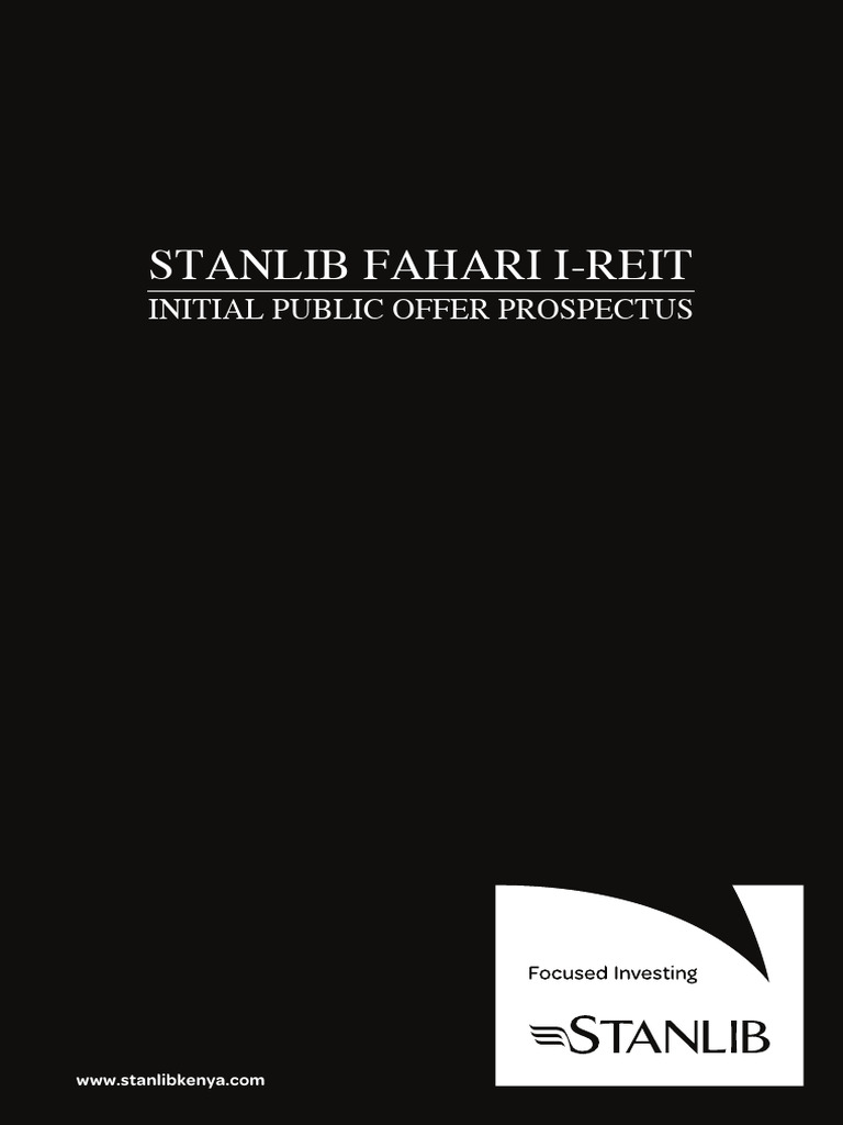 STANLIB Fahari I-REIT Prospectus | PDF | Real Estate Investment Trust ...
