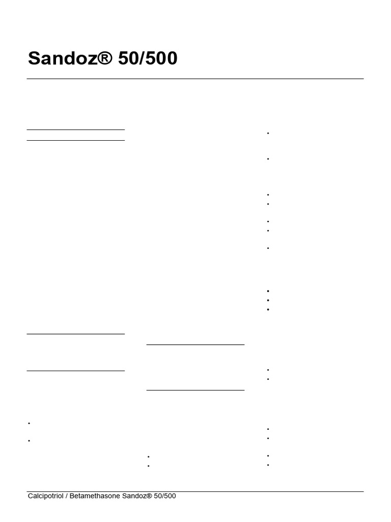 Sandoz | PDF | Topical Medication | Psoriasis