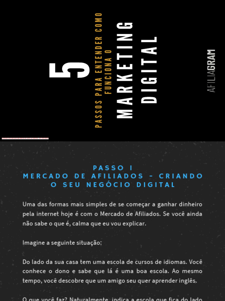 Guia Prático para Iniciar no Marketing de Afiliados | PDF | Pensamento ...