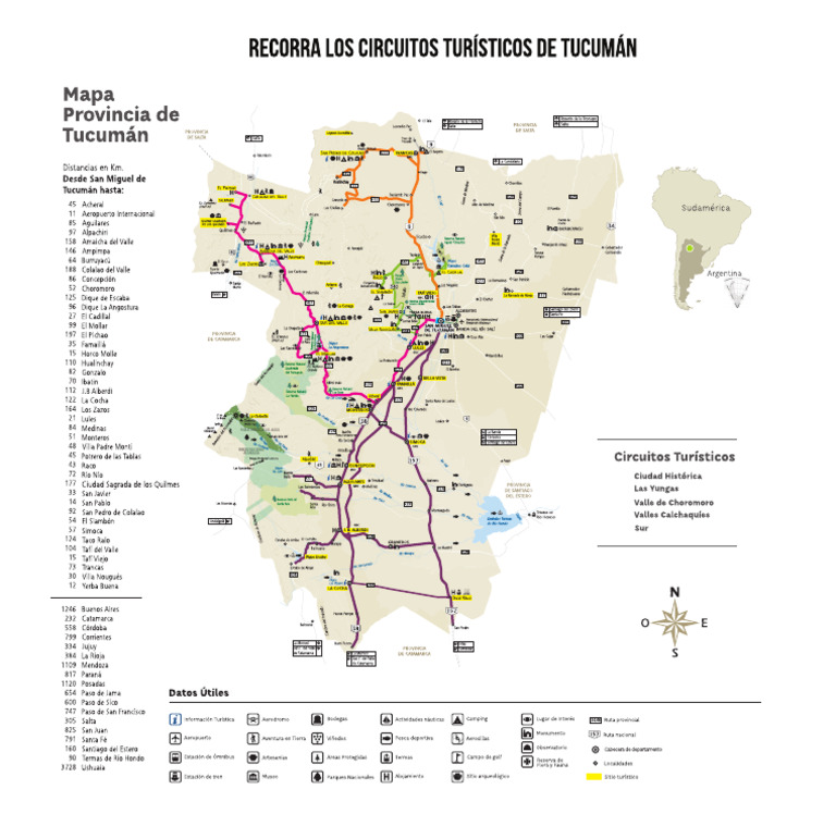 Mapa de La Provincia de Tucumán | PDF