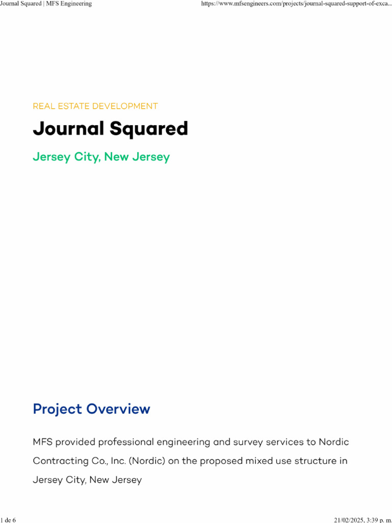 Journal Squared Engineering Project | PDF