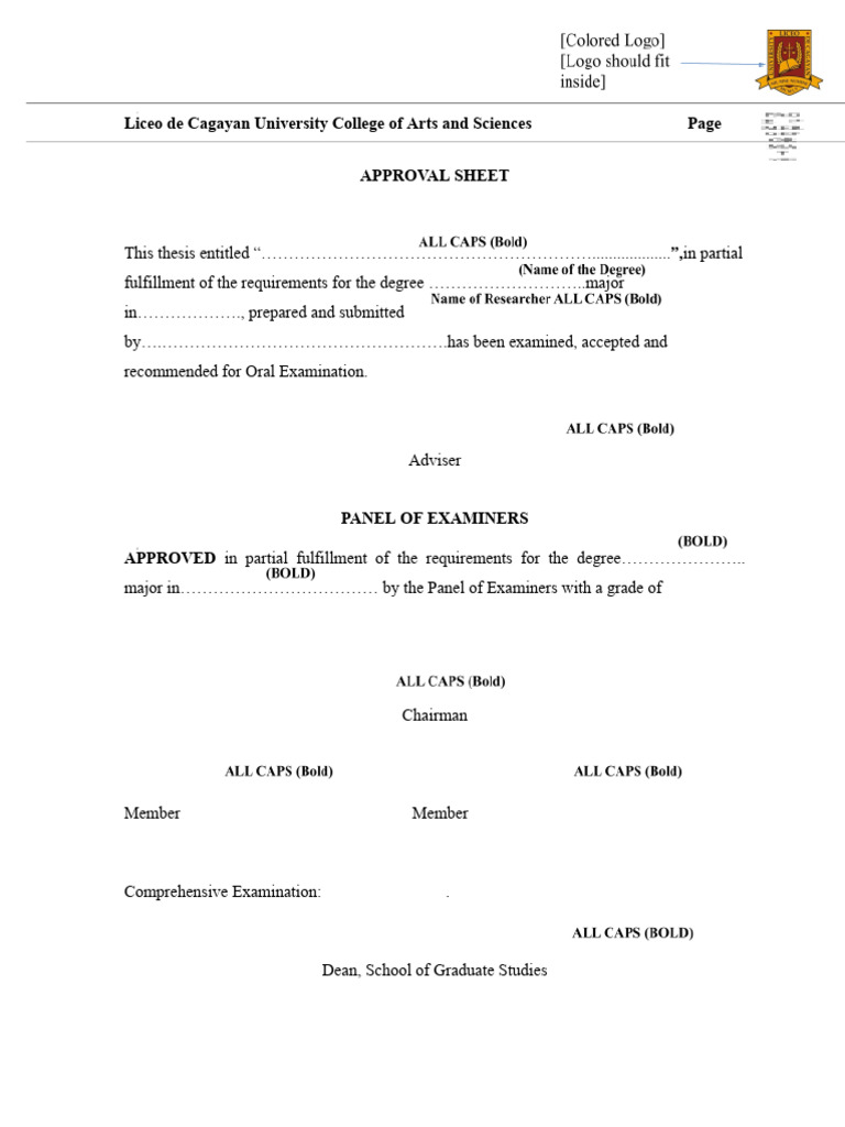 C - Sample Thesis Paper With Paging - Roman1 | PDF | Thesis