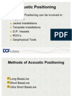 Acoustic Positioning Systems