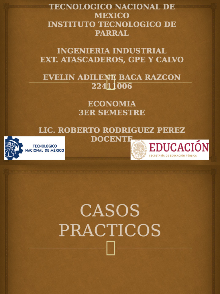 Solución de Casos Prácticos en Economía | PDF