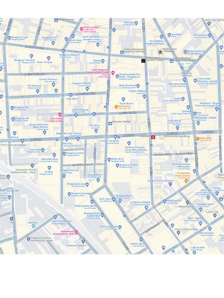 mapa roteiro SP | PDF