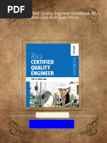 The ASQ Certified Quality Engineer Handbook 5th Edition José Rodríguez-Pérez All Chapters Instant Download