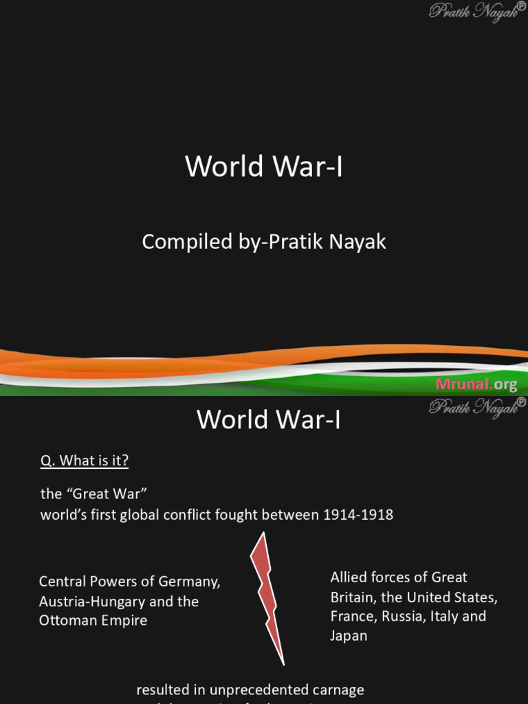 Causes and Events of World War I | PDF | German Empire | World War I