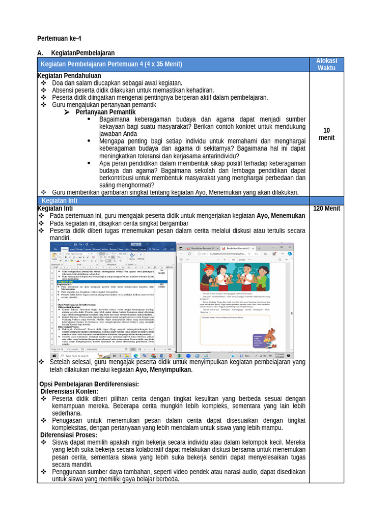 Modul Ajar Bab v Pertemuan 4 | PDF