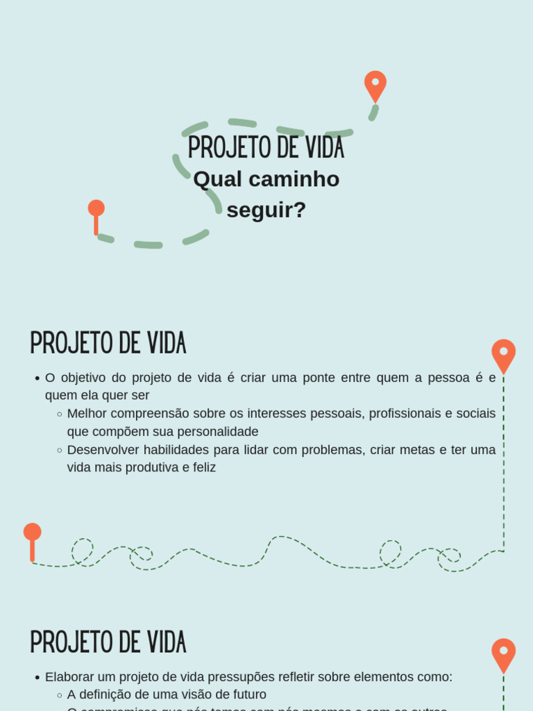 Como Elaborar um Projeto de Vida | PDF