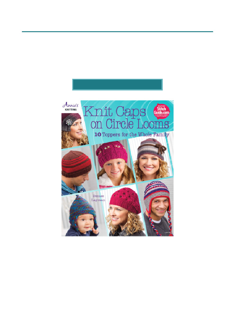 Knit Caps: 10 Circle Loom Patterns | PDF