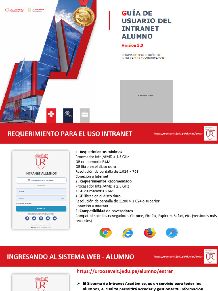 Guía Intranet Alumno 2023 | PDF | Microprocesador | Informática