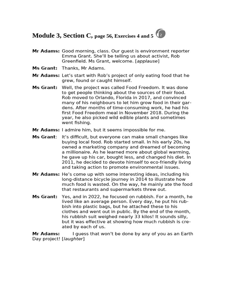 ST Module 3 Page 56 Ex 4 5 Text | PDF