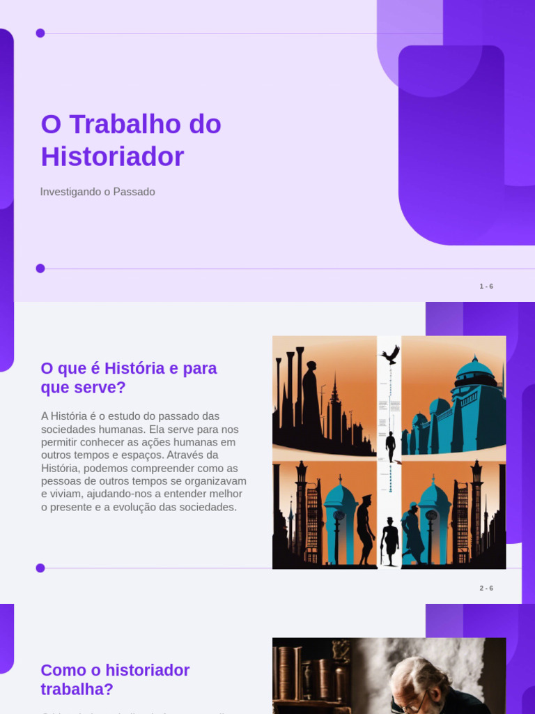 6 ANO o - Trabalho - Do - Historiador-1738363713734 | PDF