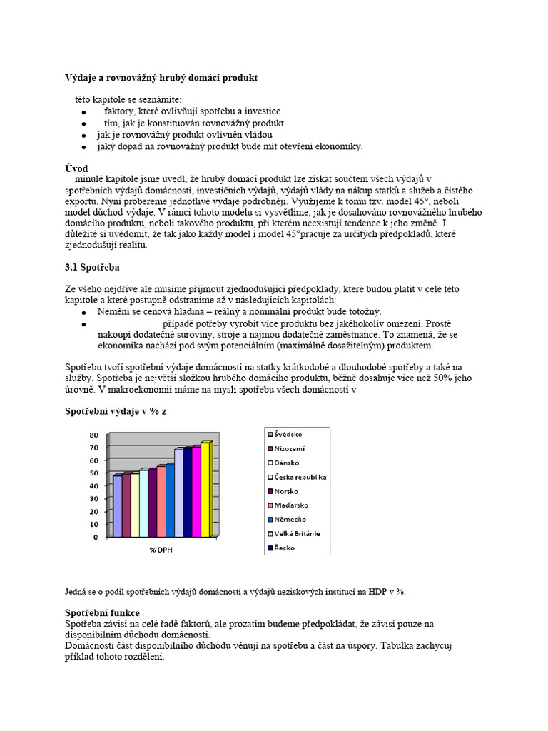 03 Vydaje A Rovnovazny Hruby Domaci Produkt | PDF