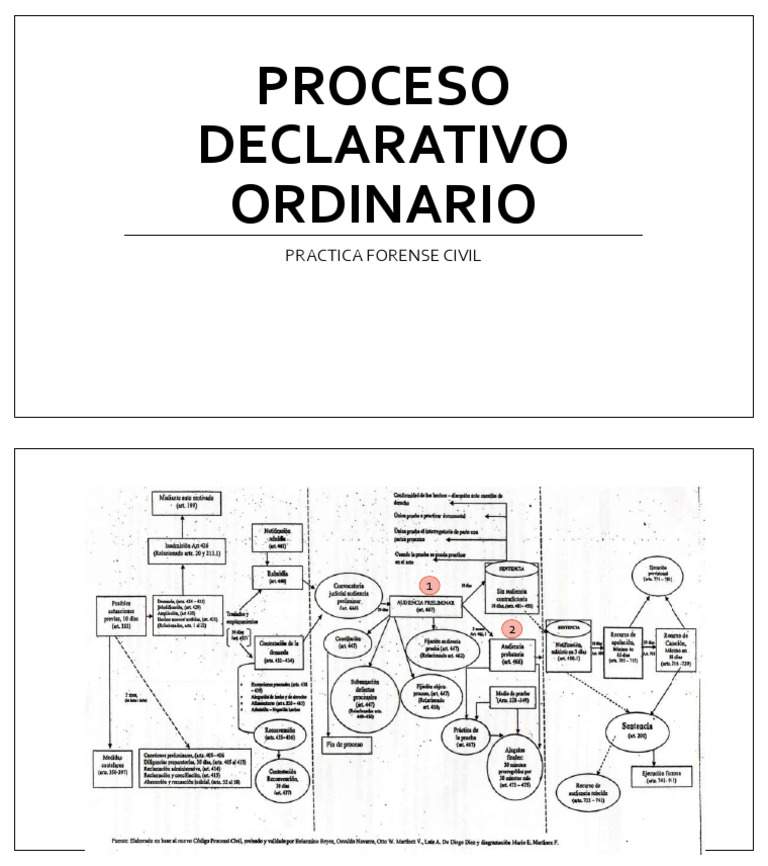 Proceso Declarativo Ordinario en Civil | PDF