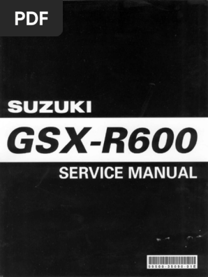 Suzuki GSX-R 600 2004 Service Manual | PDF