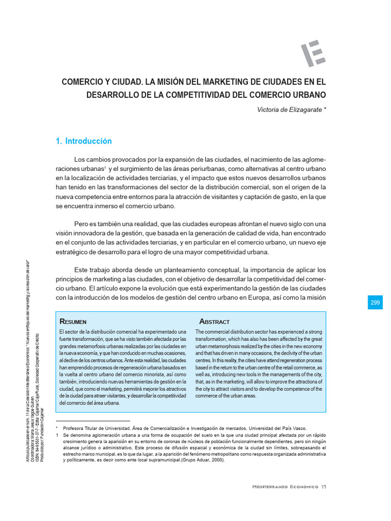 Marketing para el Comercio Urbano | PDF | Marketing | Comercio