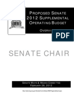 WA Senate Proposed Operating Budget