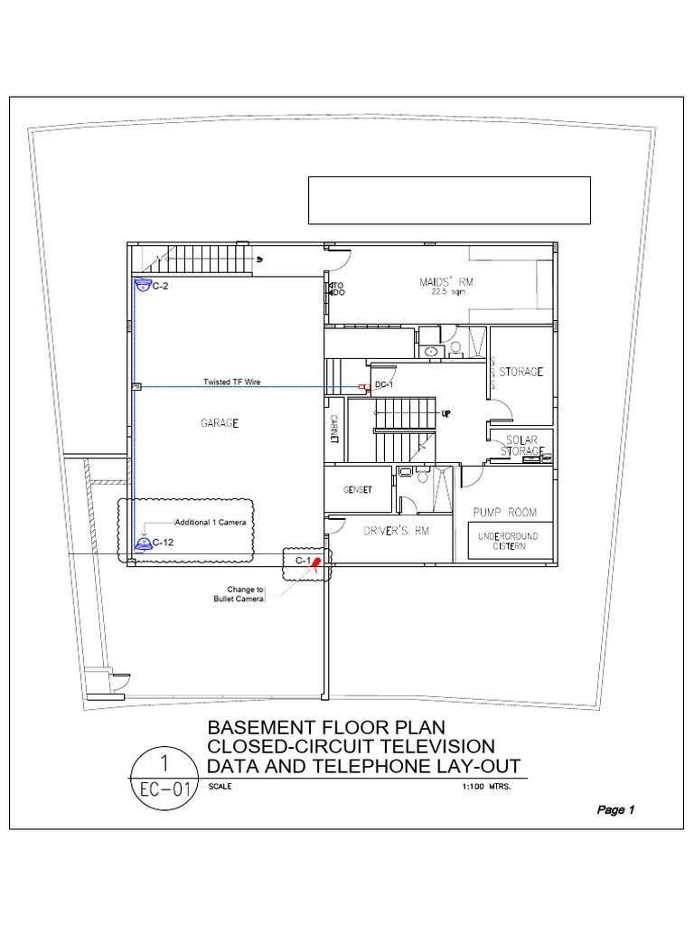 CCTV and Network Layout Plans | PDF | Closed Circuit Television ...