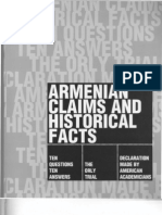 Armenian Claims and Historical Facts