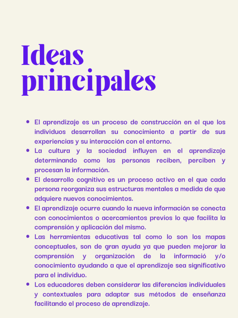 Claves para un Aprendizaje Efectivo | PDF