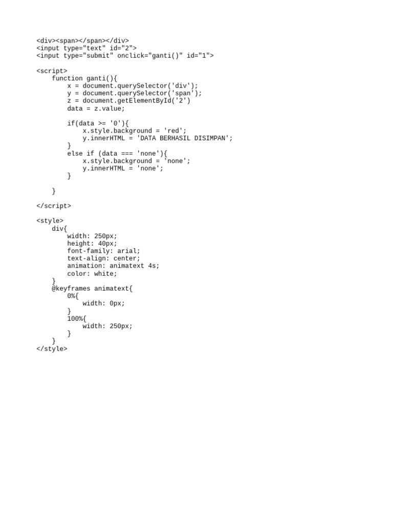 JavaScript Input Data Handling | PDF