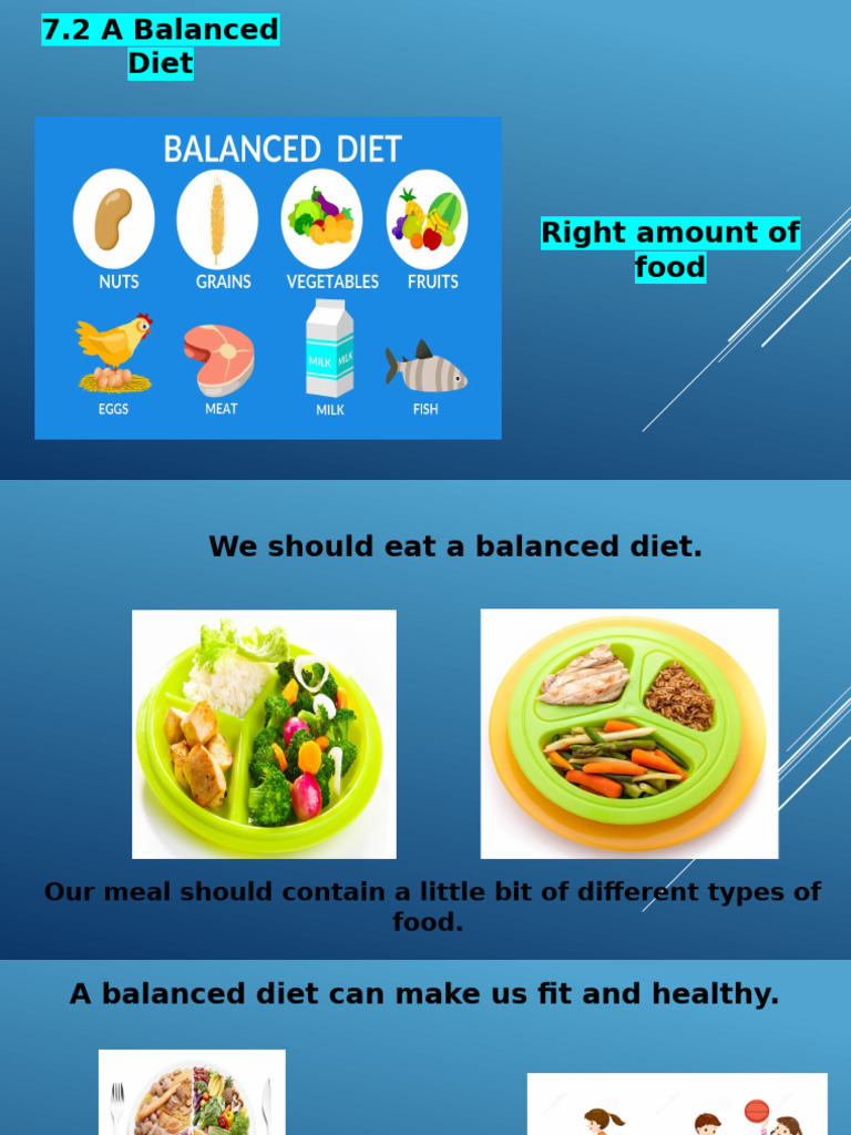 7.2 A Balanced Diet | PDF