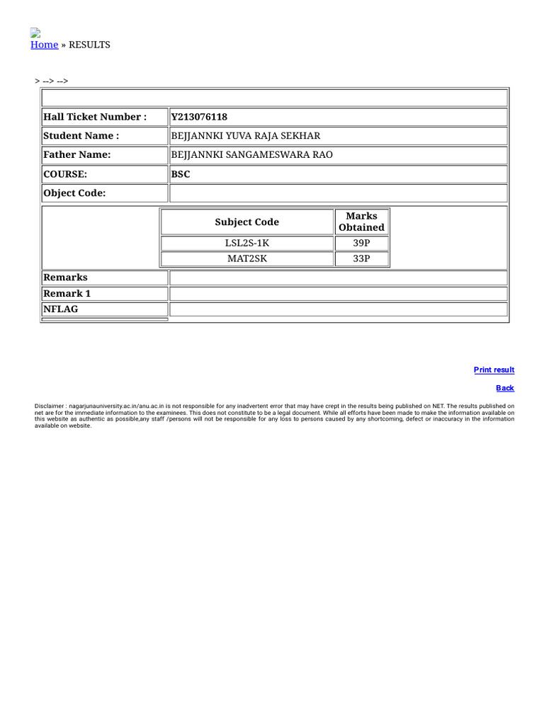 Acharya Nagarjuna University | PDF