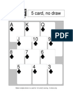 5 Card No Draw