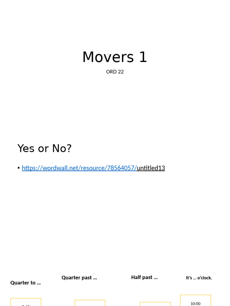 Ord 22 Movers 1 Pdf Domestic Implements