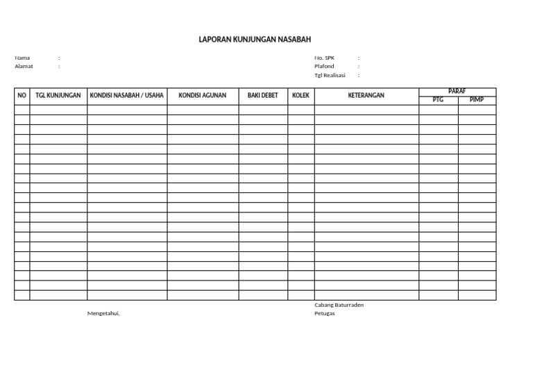 LKN Kosong | PDF