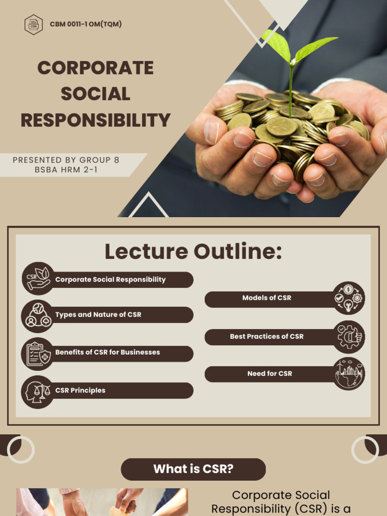 Corporate Social Responsibility | PDF | Corporate Social Responsibility ...